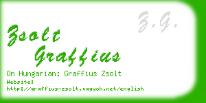 zsolt graffius business card